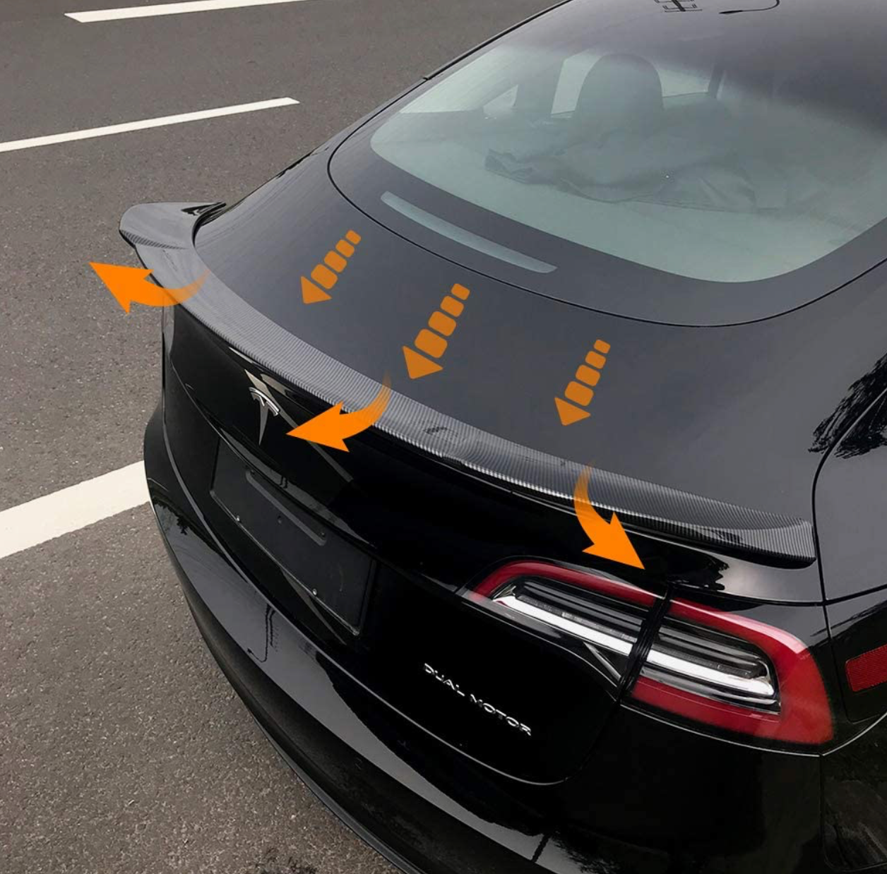 Tesla Model 3 Sporty Spoiler