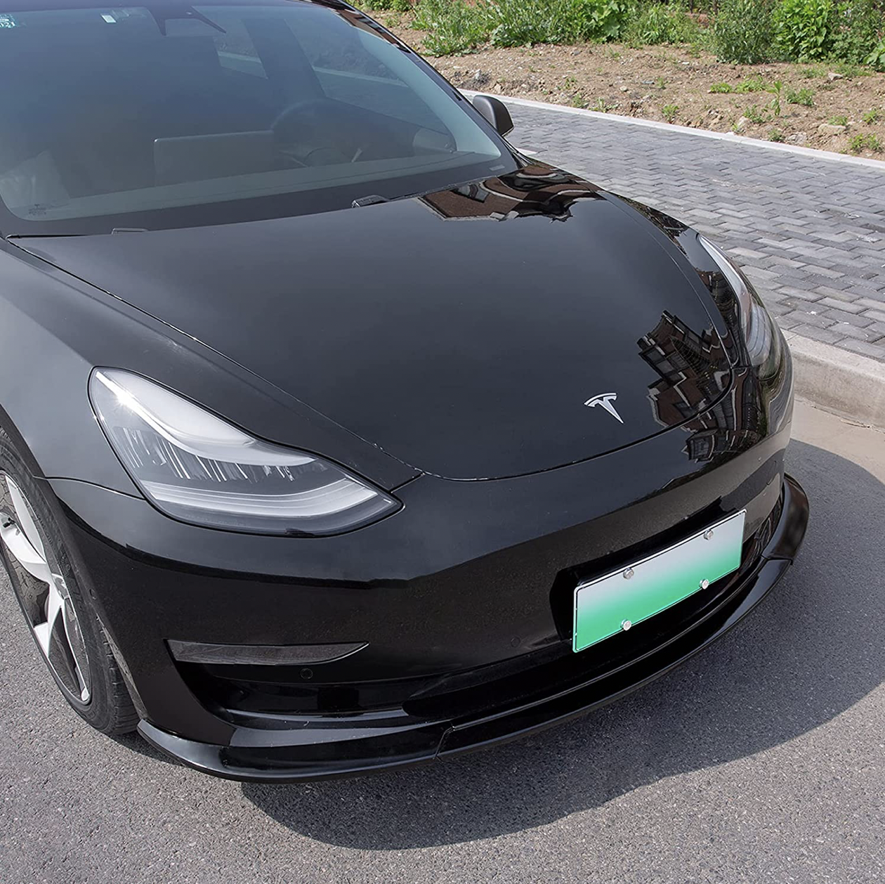 Tesla Model 3 Three-stage Front Bumper Lip Kit