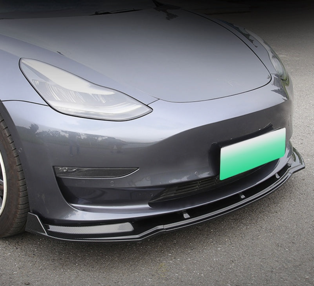 Tesla Model 3 ABS Front Bumper Lip Chin Spoiler