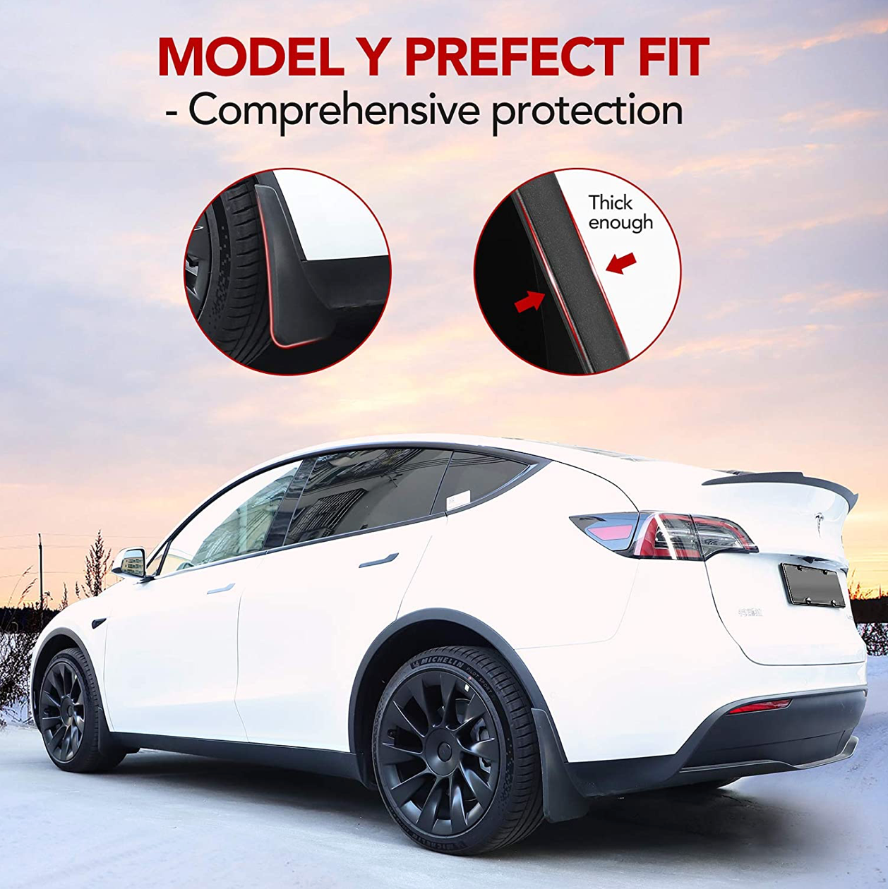 Tesla Model Y Mud Flaps