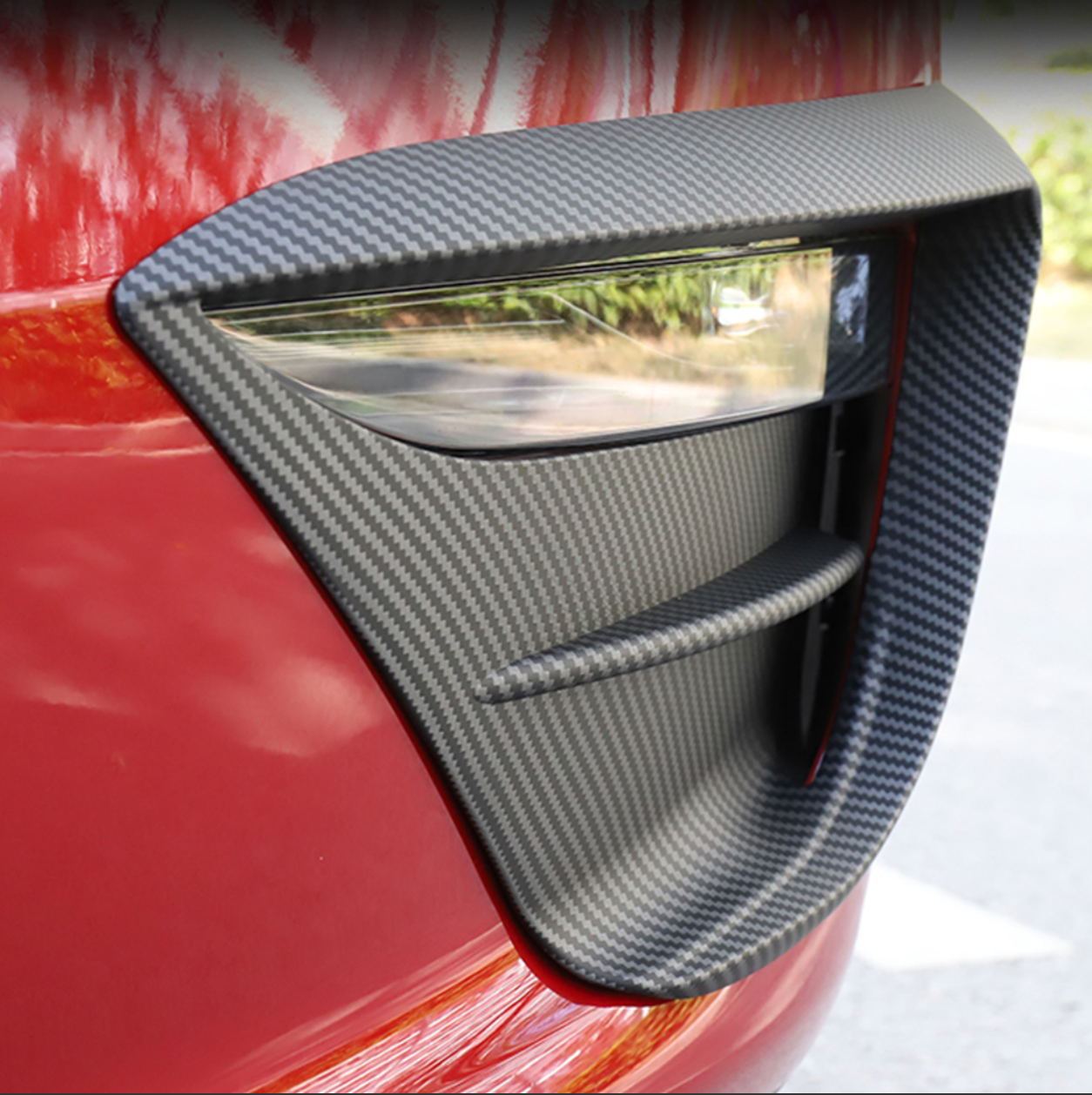 Tesla Model Y Front Fog Light Sporty Spoiler