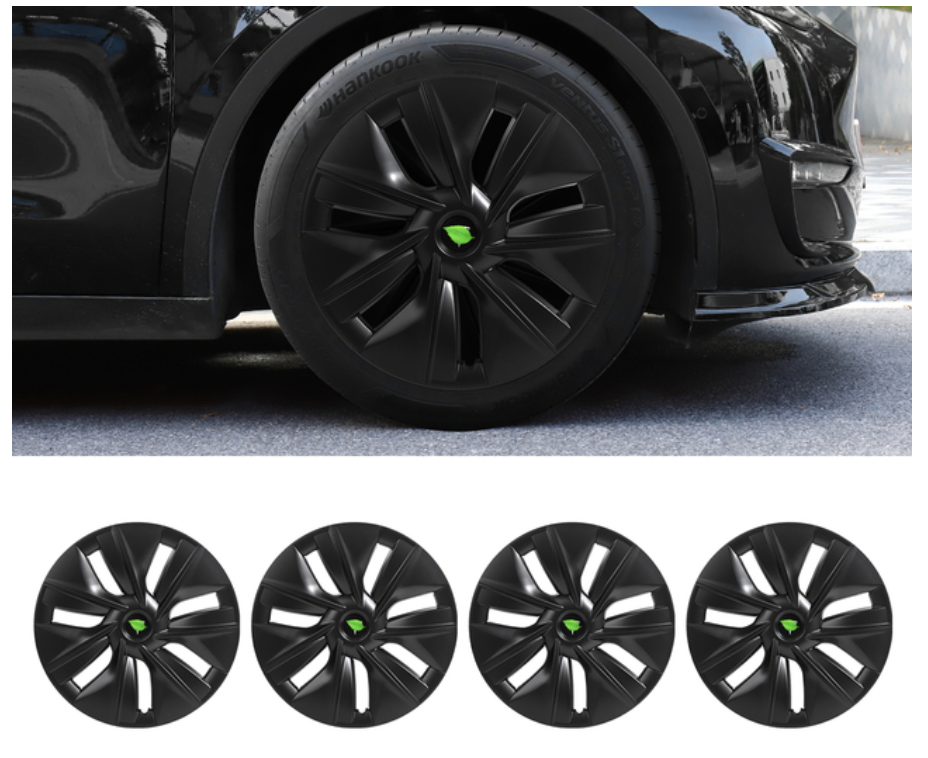 Tesla Model Y Black Wheel Covers